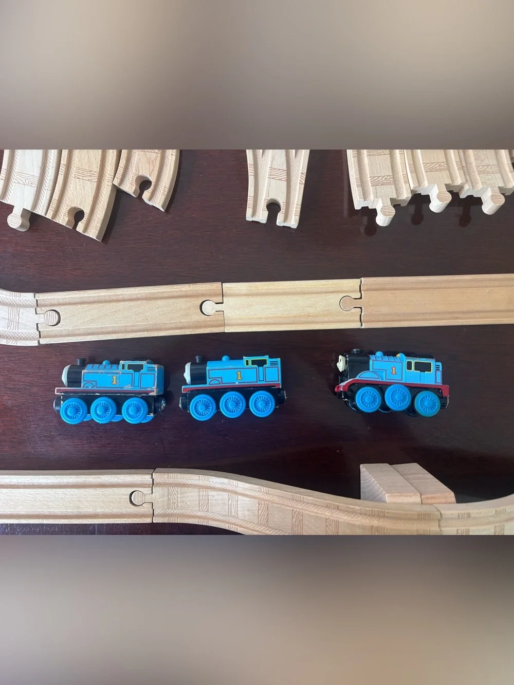Thomas & Friends Wooden Railway Train Set Lot 45 Pieces Tunnel & Bridges